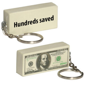 K-35 Hundred Dollar Bill Keychain